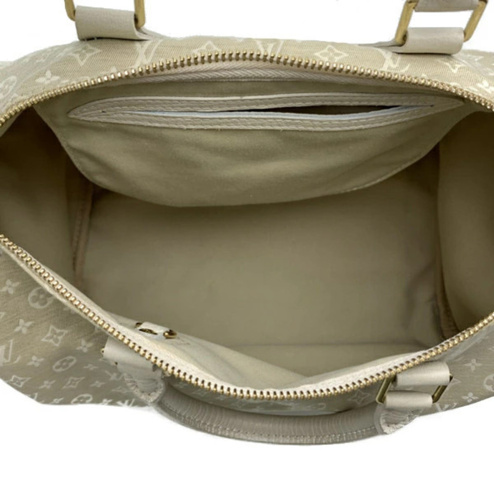 Louis Vuitton Lin Speedy Monogram Handbag Dune